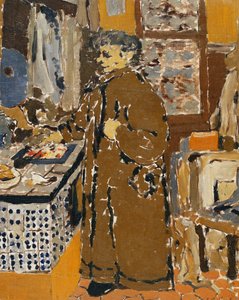 Mme Vuillard in een interieur