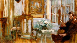 Monsieur Arthur Fontaine in zijn Woonkamer door Edouard Vuillard