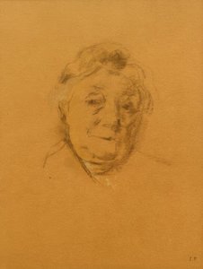 Portret van Madame Bénard van voren door Edouard Vuillard