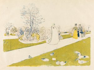 De Tuilerieën tuin door Edouard Vuillard