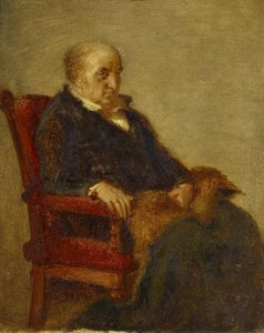 Duits: Studie voor het portret van Wilhelm von Schadow Studie voor het portret van Wilhelm von Schadow door Eduard Bendemann