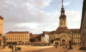 Russisch: "Spittelmarkt in Berlijn".
Duits: Spittelmarkt