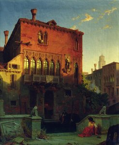 Het Huis van Othello, de Moor in Venetië, 1856