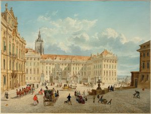 Praag (Bohemen, Tsjechië) door Eduard Gurk