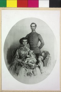Keizer van Oostenrijk met familie Franz Joseph I