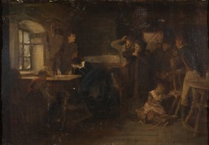 De ingehaalde vluchtelingen door Eduard Kurzbauer