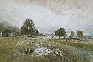 Bij de houtvlotter