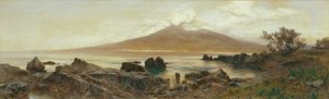 De Vesuvius door Eduard Peithner von Lichtenfels