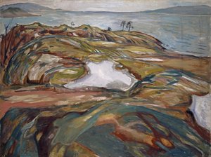 Kustlandschap door Edvard Munch