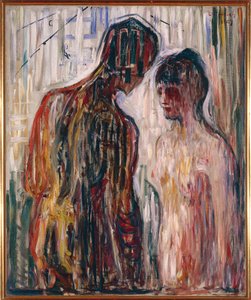Cupido en Psyche door Edvard Munch