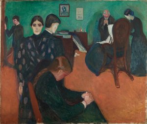 Dood in de ziekenkamer door Edvard Munch