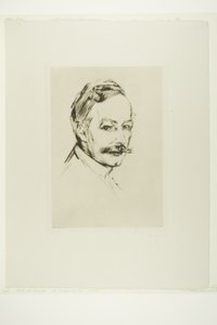 Dr. Max Linde door Edvard Munch