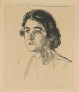 Mevrouw Wedel II door Edvard Munch