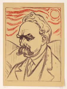 Friedrich Nietzsche door Edvard Munch