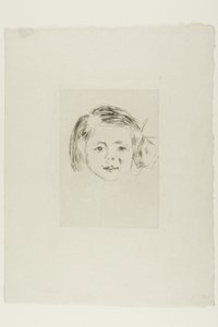 De dochter van Herbert Esche door Edvard Munch