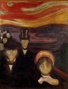 De angst door Edvard Munch