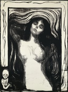 Madonna door Edvard Munch