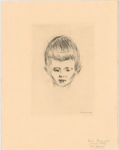 Portret van Andreas Schwarz door Edvard Munch