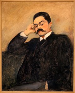 Portret van Thor Lutken (1863-1913) door Edvard Munch