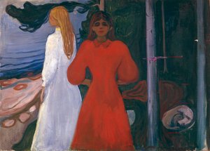Rood en Wit door Edvard Munch