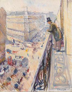 Rue Lafayette door Edvard Munch