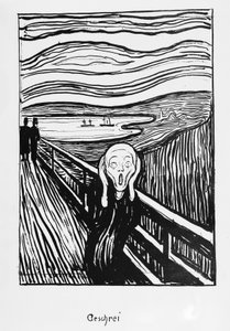 Schreeuw door Edvard Munch