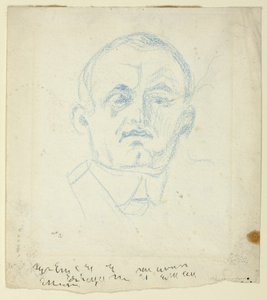 Zelfportret door Edvard Munch