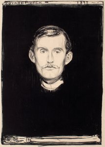 Zelfportret door Edvard Munch