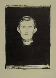 Zelfportret door Edvard Munch