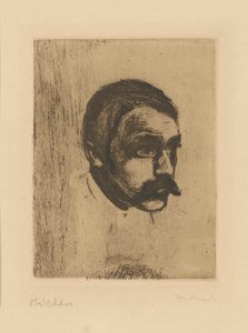 Sigbjørn Obstfelder door Edvard Munch