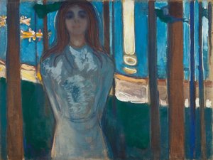 Zomernacht. De stem door Edvard Munch