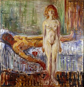De dood van Marat II door Edvard Munch
