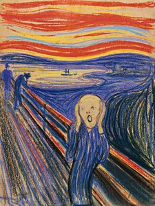 De Schreeuw, 1895 door Edvard Munch