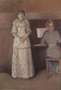 De Twee Zusters, Ragnhild en Dagny Juel. door Edvard Munch