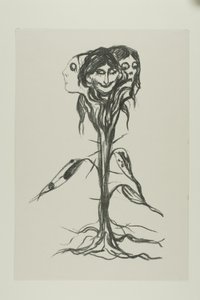 Vignet: Amaryllis door Edvard Munch