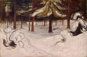 Winter door Edvard Munch