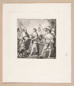 Eliezer en Rebekka bij de bron