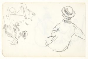 Figurenstudies voor het Langelinie-schilderij