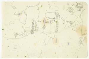 Compositiestudie voor het Langelinie-beeld door Edvard Weie