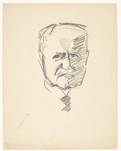 Studie voor portret van dr.med. Carl Lorentzen (1860-1932)