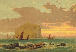 De Bass Rock door Edward (after) Duncan