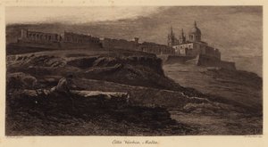 Citta Vecchia, Malta door Edward (after) Lear