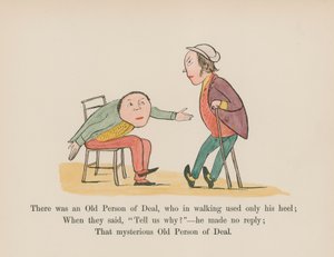 Er was een oude man uit Deal, die bij het lopen alleen zijn hiel gebruikte door Edward (after) Lear