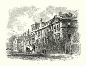Balliol College door Edward (after) Whymper