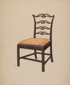 Chippendale Stoel door Edward A. Darby