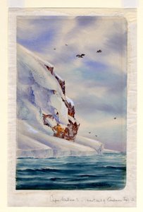 Kaap Wadsworth, Coulman Island door Edward Adrian Wilson