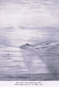 Hut Point vanaf Observation Hill