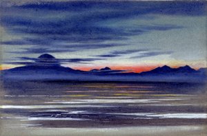 Uitzicht op een Stuk Zee, 1901-04 door Edward Adrian Wilson
