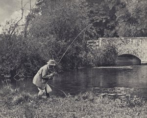 Onder de Leverton-brug door Edward Alfred Barton