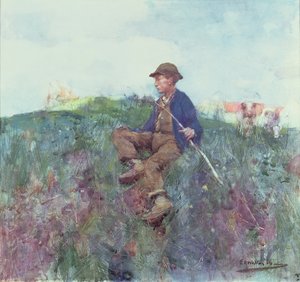 De Herderjongen, 1886 door Edward Arthur Walton